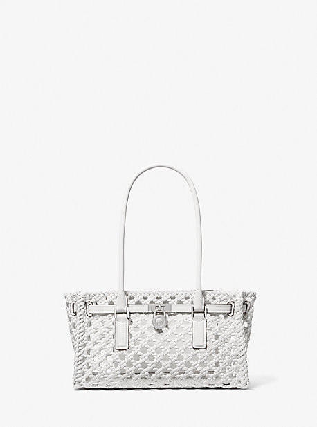 Hamilton Moderne Small Hand-Woven Satchel | Michael Kors US