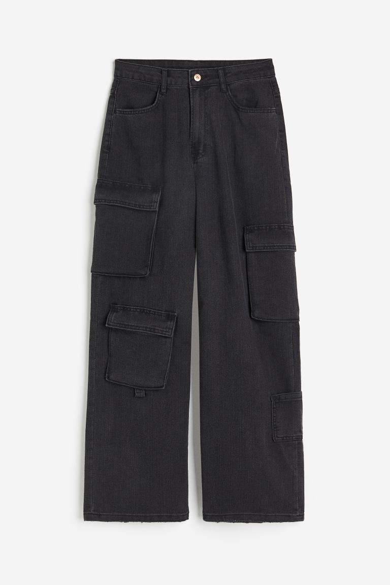 Wide High Cargo Jeans | H&M (US + CA)