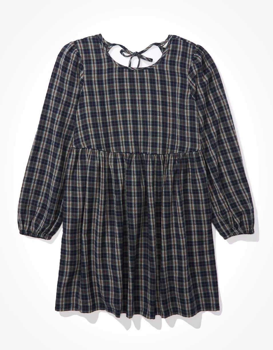 AE Printed Babydoll Dress | American Eagle Outfitters (US & CA)