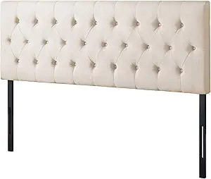 ZINUS Trina Upholstered Headboard / Button Tufted Upholstery / Adjustable Height / Easy Assembly,... | Amazon (US)