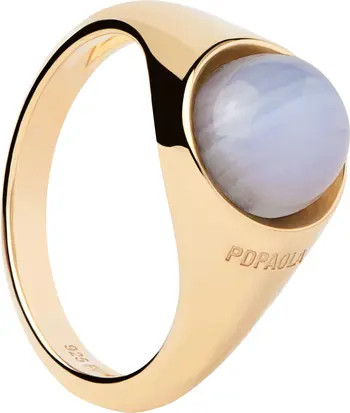 PDPAOLA Agate Moon Ring | Nordstrom | Nordstrom