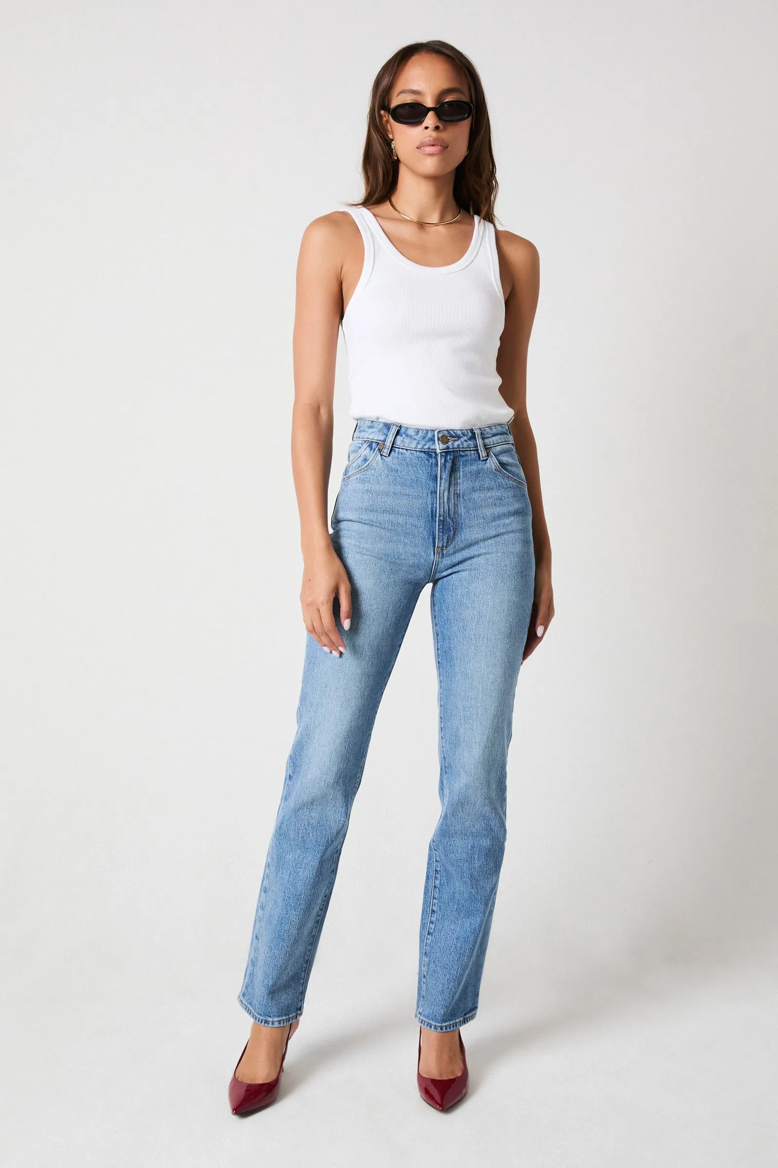 Original Straight Jean Long - Brad Blue | Rolla's Jeans APAC