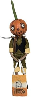GALLERIE II Orvis Pumpkin Head Guy Joe Spencer Gathered Traditions Art Doll Black | Amazon (US)