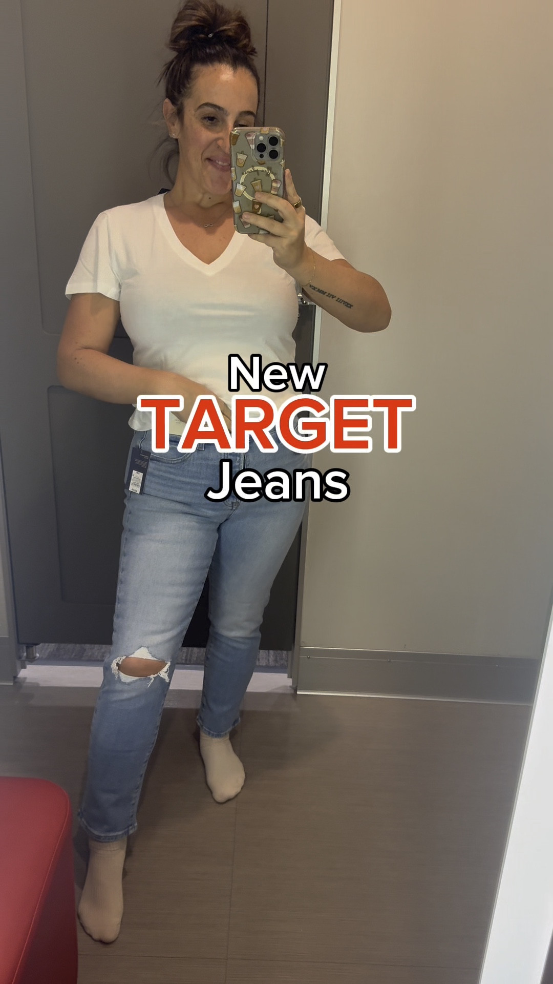 These remind me so much of the Levi Wedgie Straight but for way less! And the white tee is perfection!

Jeans run pretty TTS or go up if in between. Some stretch. I’m in a 10
Tee is tts, I’m in a Medium 

#LTKOver40 #LTKStyleTip #LTKFindsUnder50