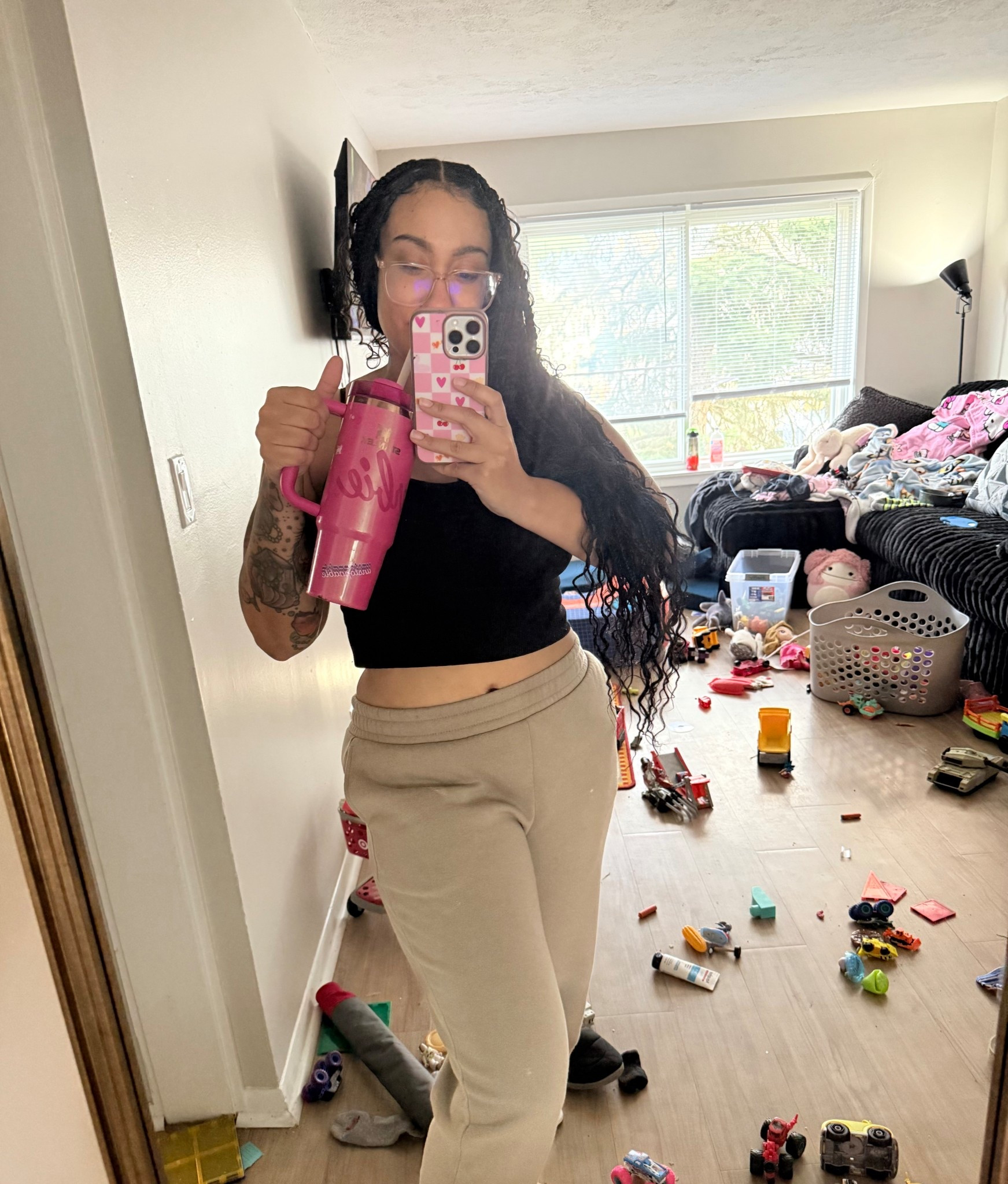I don’t usually vlog, one this is what I usually look like and the kids always have toys everywhere . Anyone else ?🤣

#LTKmomlife #LTKmorningroutine #LTKdayinmylife
