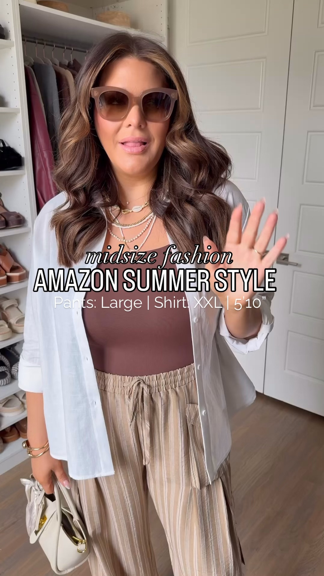Effortless summer style but make it elevated 🤍☀️ This is your sign that basics don’t have to be boring—just styled right.

Shirt: XXL
Tank: Large
Pants: XL

Think: lightweight layers, neutral tones, and that “I just threw this on” energy (but better 😉). These Amazon finds are giving chic, breathable, and perfect for everyday wear, travel, or casual brunch.

✔️ easy summer outfit idea
✔️ elevated basics from Amazon
✔️ flattering + comfortable fit
✔️ neutral capsule wardrobe vibes

#amazonfashionfinds #summeroutfitideas #chiccasualstyle #neutralstyle #amazonstyle

#LTKootd #LTKMidsize #LTKgrwm