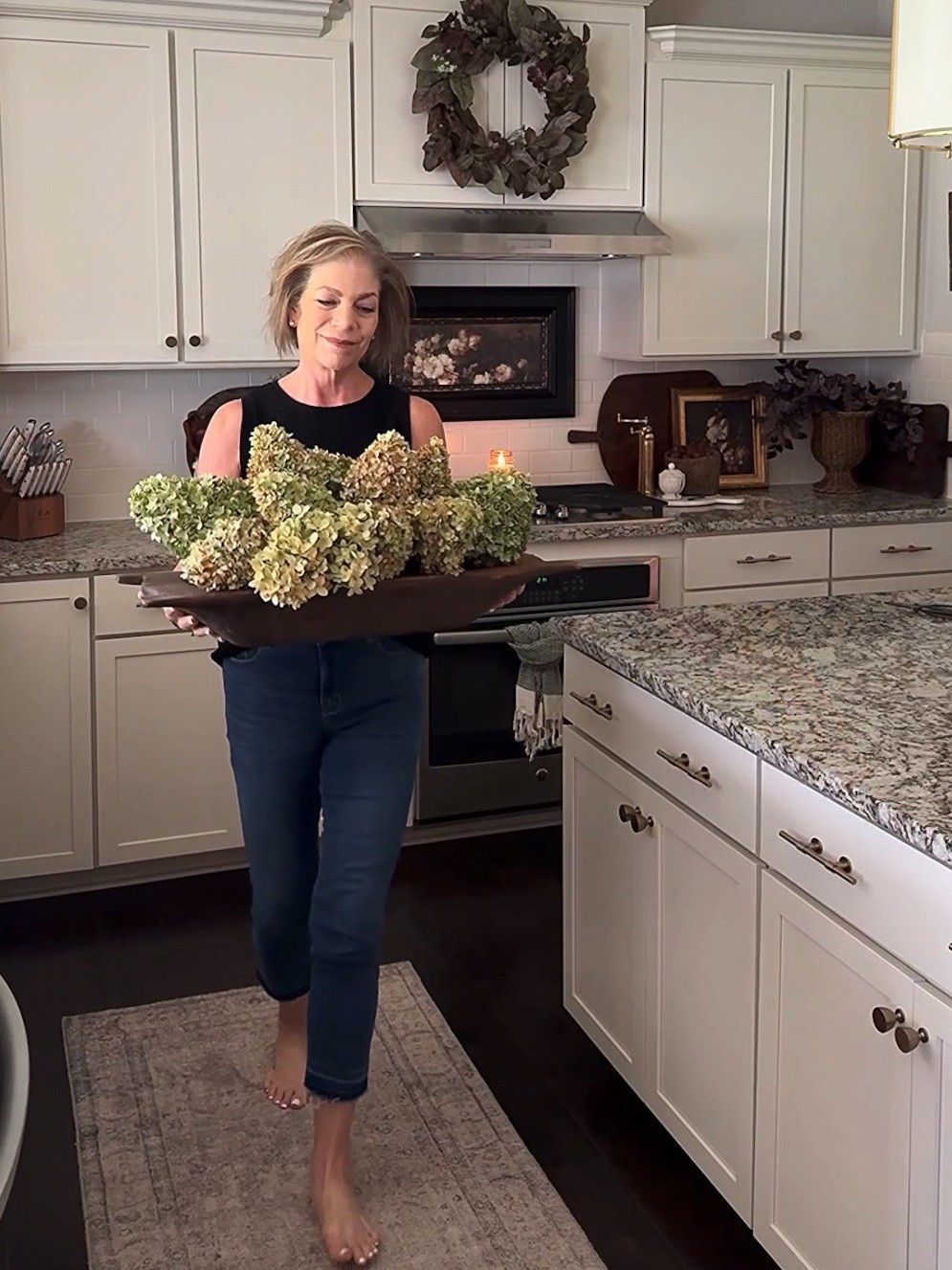 I absolutely love how these dried limelight hydrangeas look in my dough bowl. The perfect addition to my fall decor. 

Dried limelight hydrangeas, faux hydrangeas, dough bowls, pruning shears, floral styrofoam, burgundy wreath, brass salt & pepper mills, floral print, plum stems, woven planter, marble board

#LTKSeasonal #LTKstorytime #LTKHome