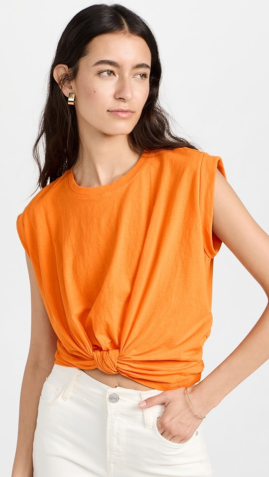 Knotted Rolled Tee | Shopbop