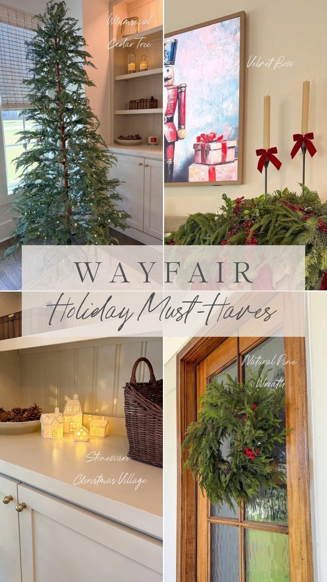 #AD Some of my favorite holiday decor from @wayfair High sell-out risk!

They’re the kind of pieces you can pull out year after year and style a hundred different ways, which is exactly what I look for when I’m adding to my Christmas collection.

I linked ALL of my Holiday Must-Haves in one place on LTK so you can shop them before the holiday rush hits!

#WayfairPartner #Wayfair #LTKHoliday #ChristmasDecor #HolidayDecor #ChristmasHome #CozyChristmas #ChristmasDecorating #ModernClassic

#LTKHome #LTKmomlife #LTKHome #LTKSeasonal