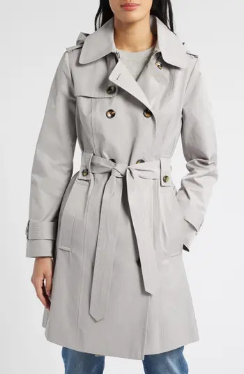 Missy Hooded Belted Trench Coat | Nordstrom