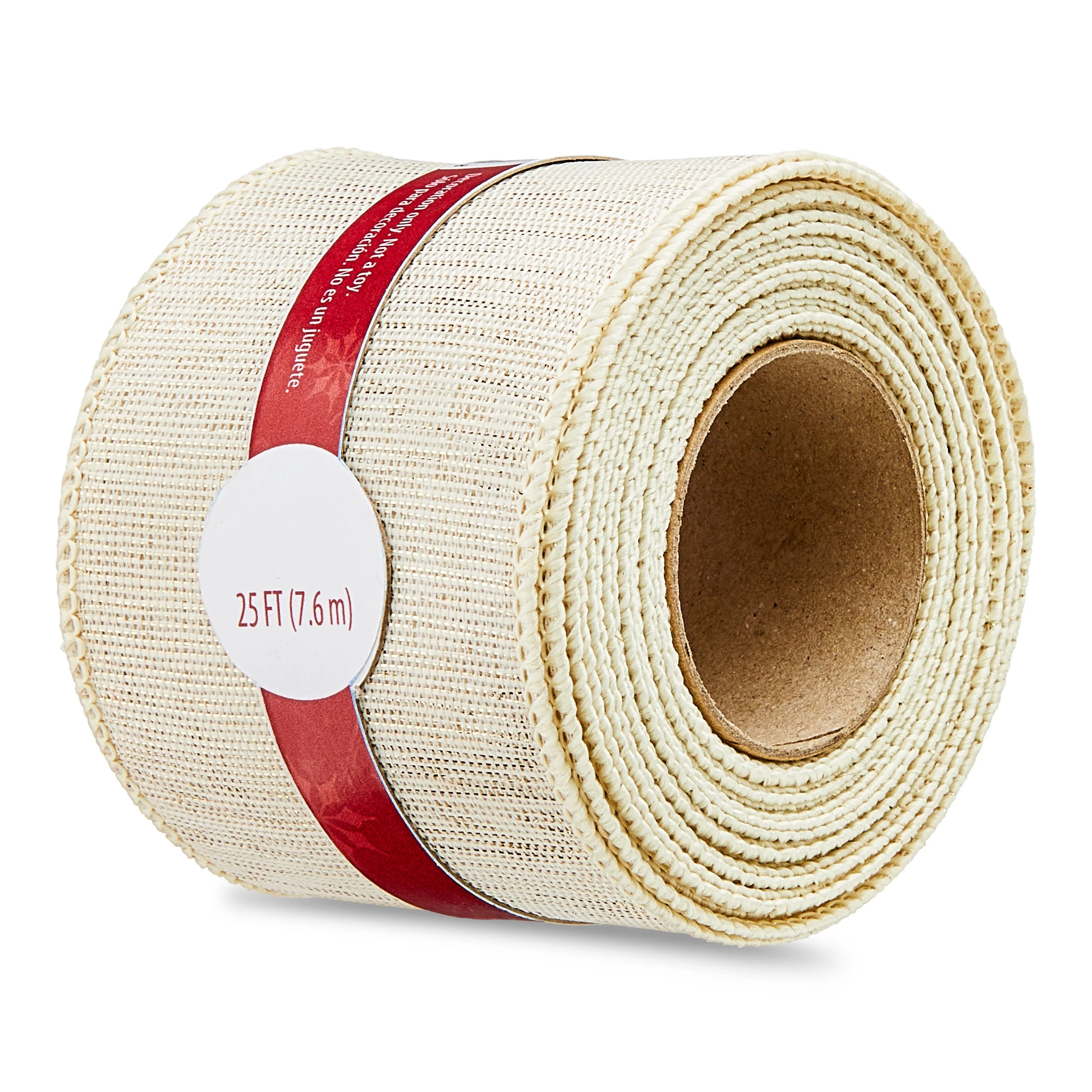 Ivory Christmas Ribbon, 25', by Holiday Time | Walmart (US)