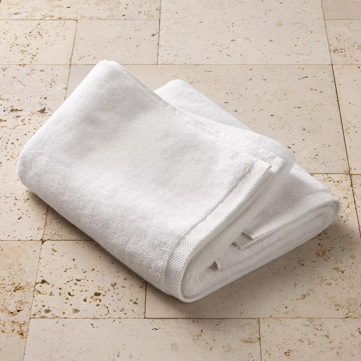 Organic Bath Towel White - Casaluna™: Heavyweight 550-800 GSM, Low Lint, OEKO-TEX Certified | Target
