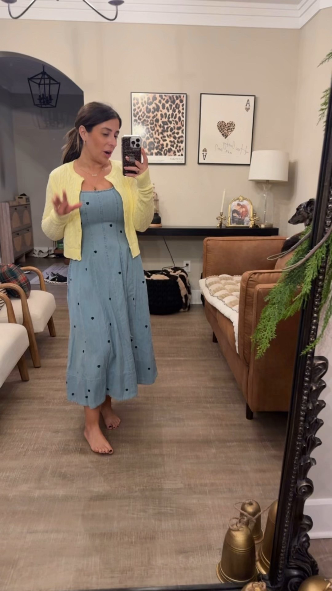 Chambray dress in a size xsmall 

#LTKSaleAlert #LTKPetite #LTKFindsUnder50