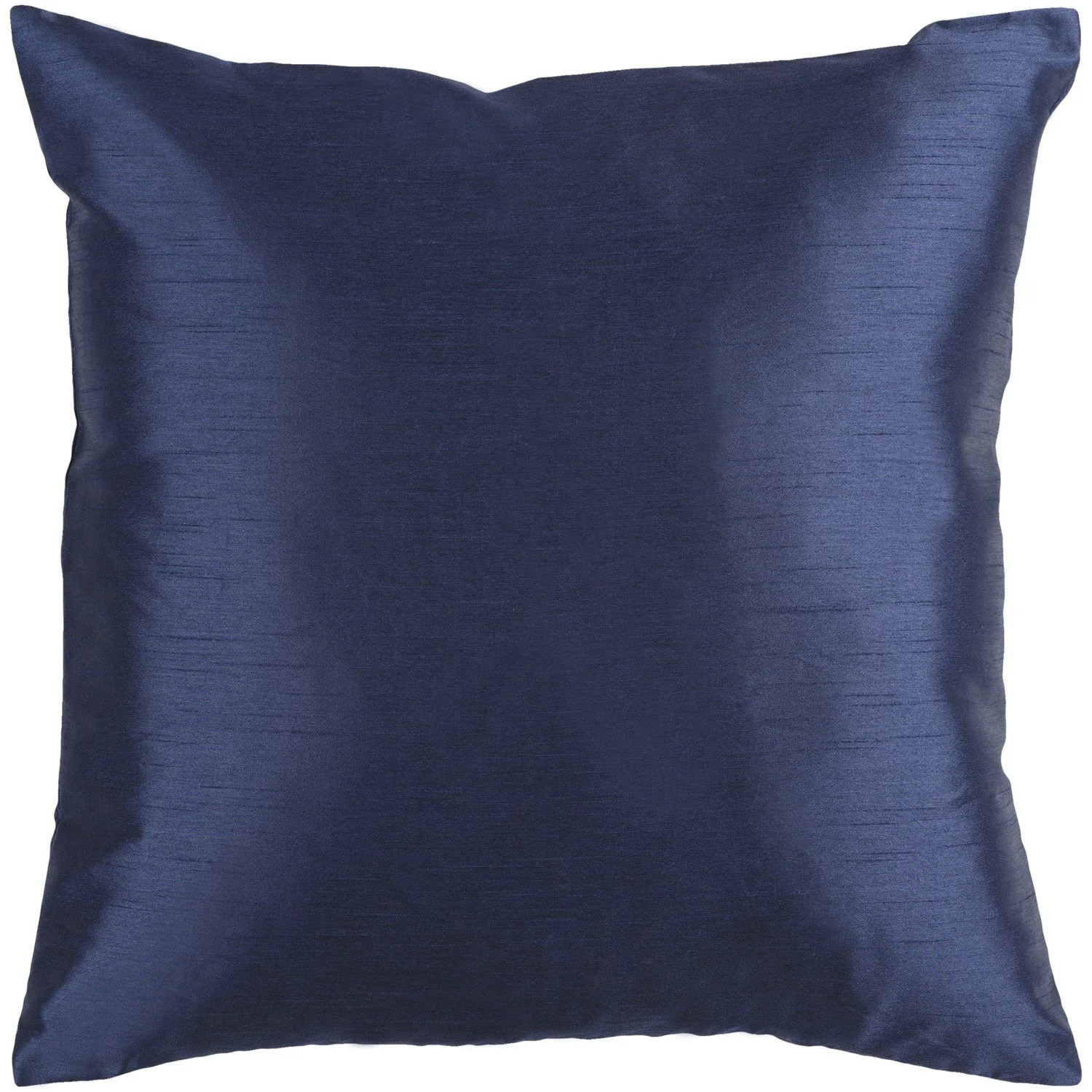 Solid Luxe Navy Pillow | Burke Decor