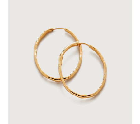 Siren Muse Large Hoop Earrings | Monica Vinader (US)