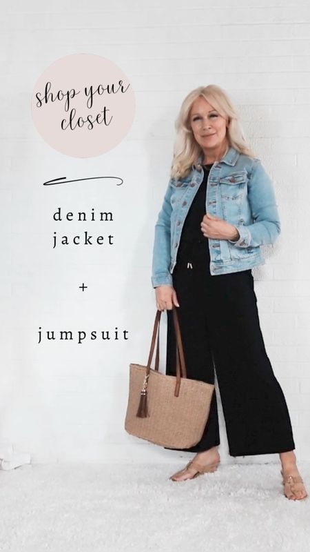 Denim Jacket Outfits:


Denim Jacket + Jumpsuit + Wedge Kitten Heels
Denim Jacket + Striped Tank + Linen Crop Pants + Slide Sandals

Spring Outfit / Summer Outfit / Over 50 / Over 60 / Over 40 / Classic Style / Minimalist / Neutral / Effortless Style


#LTKVideo #LTKOver40 #LTKSeasonal