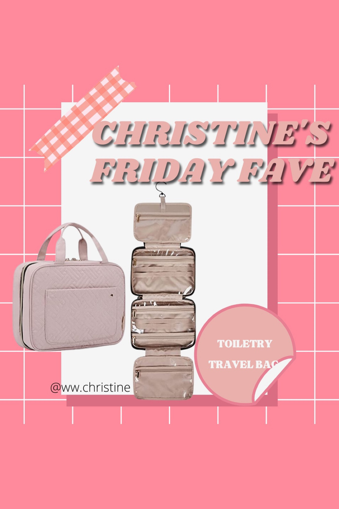 The best toiletry bag I have ever used!!! It fits everything I need with plenty of room and I love that it folds nicely for storing in your suitcase. I have the medium size! 

#LTKunder50 #LTKsalealert #LTKtravel