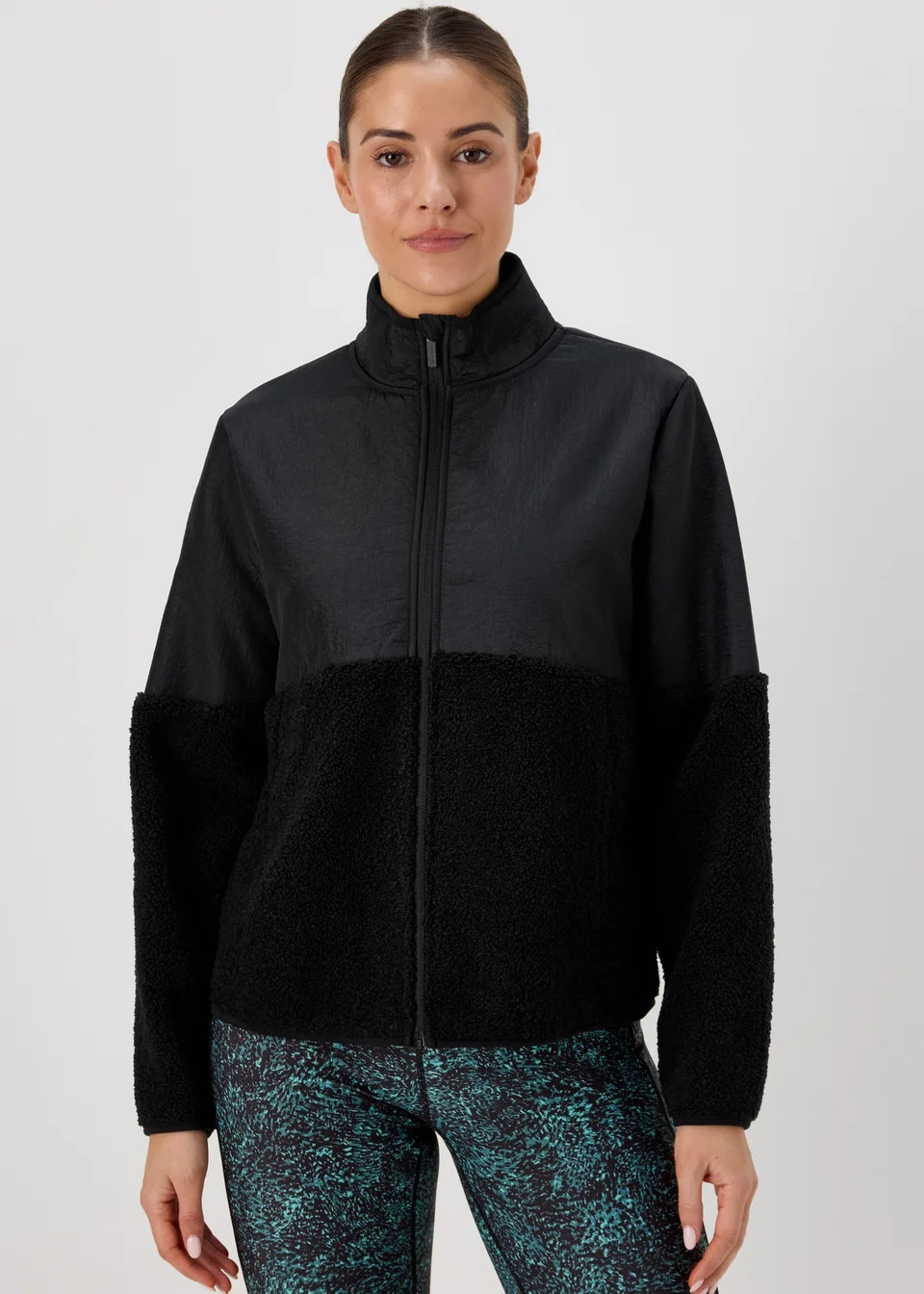 Souluxe Black Block Fleece - Small | Matalan (UK)