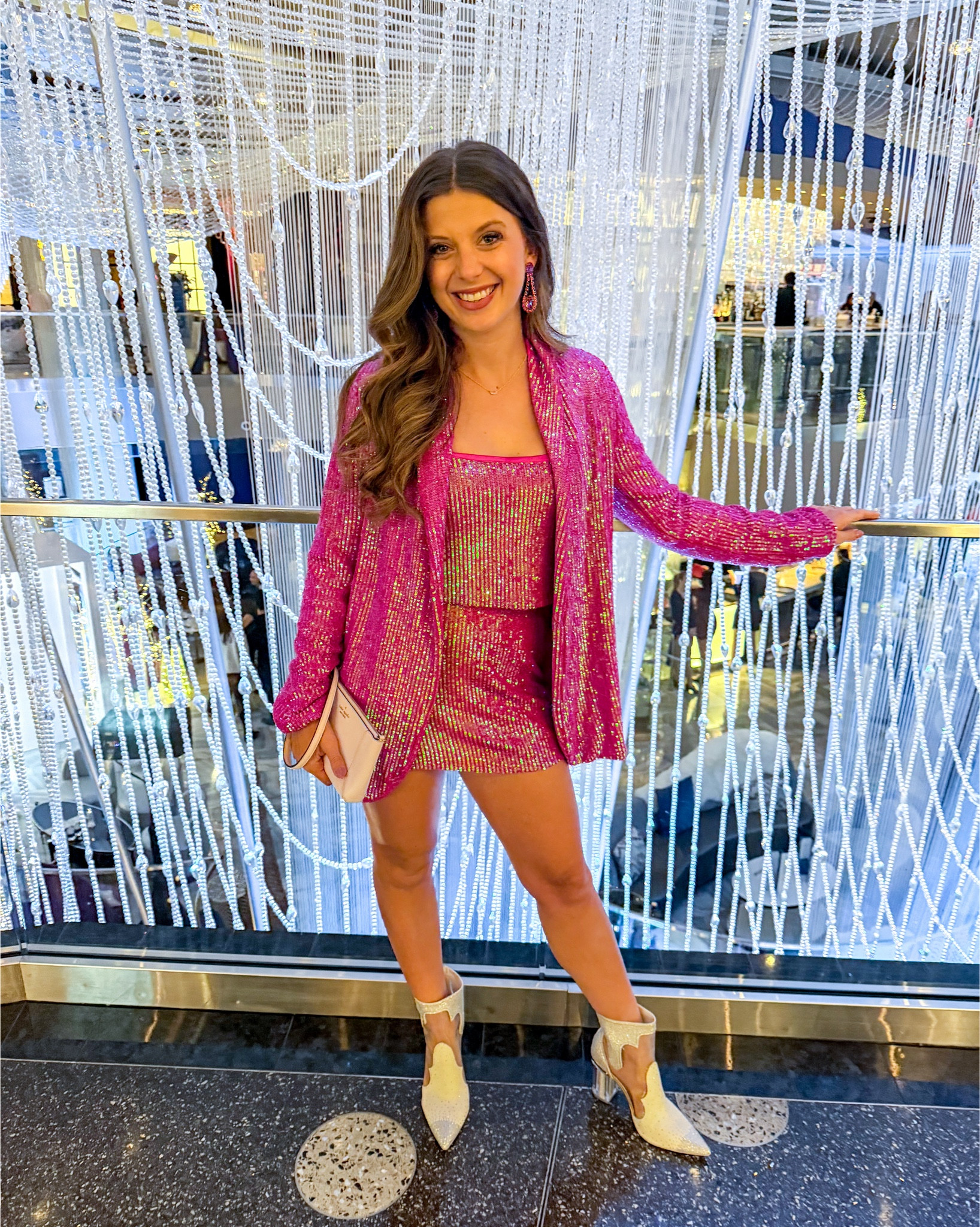 Hot pink sequin set ✨ Originally rented through FashionPass, but linked the set that’s available on Show Me Your Mumu (except can’t find the jacket). Great NYE find! 💖

#LTKPetite #LTKHoliday