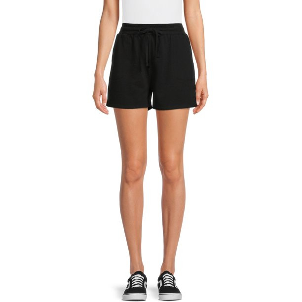 Time and Tru Women’s Coordinating Fleece Shorts - Walmart.com | Walmart (US)