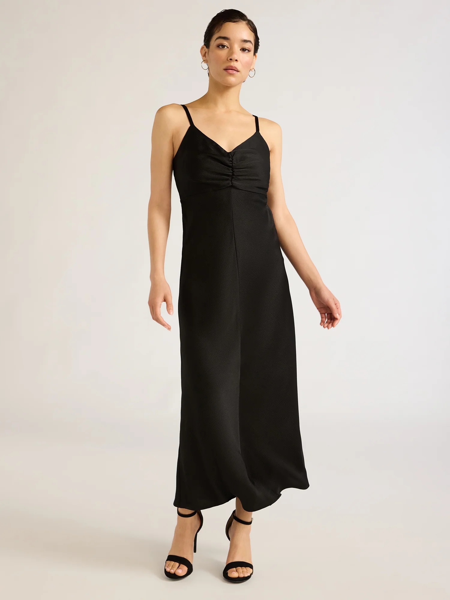 Sofia Jeans Women's and Women's Plus Size Bias Cut Midi Dress, Above Ankle Length, Sizes XS-5X - ... | Walmart (US)