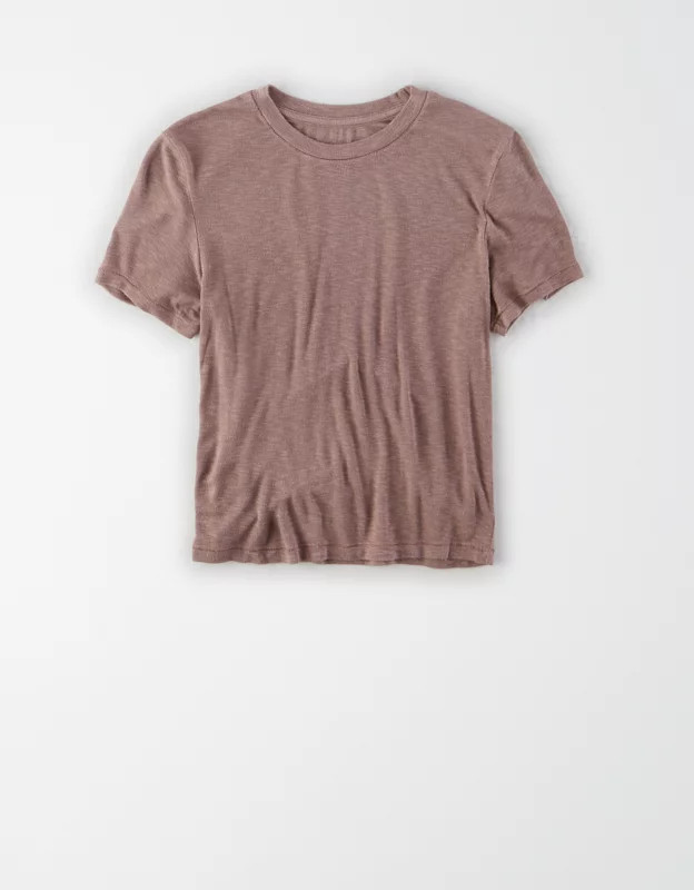 AE Crew Neck Baby T-Shirt | American Eagle Outfitters (US & CA)