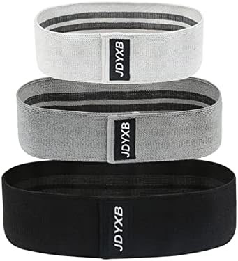 JDYXB Resistance Bands Loop Exercise Bands for Legs and Butt, Set of 3 Fabric Non-Slip Hip Booty ... | Amazon (US)
