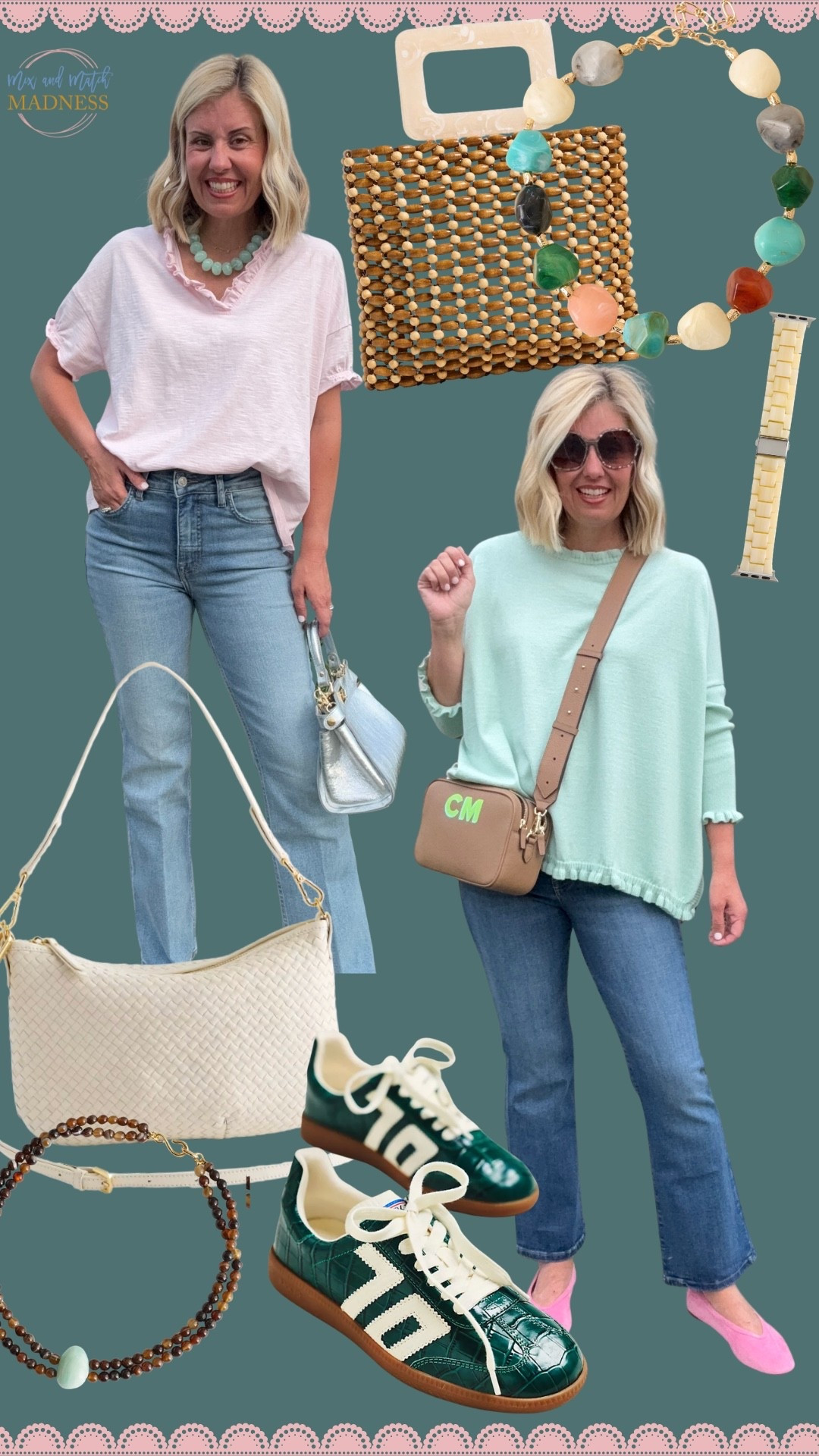 Mersea all day long yall! Their one size fits all sweaters & tees are just amazing and come in so many colors. They are the perfect throw on and go! I do size down to 25 in their denim! 

*code Catherine15 at Mersea