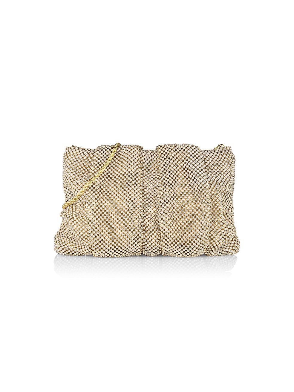 Crystal Gathered Flat Pouch | Saks Fifth Avenue