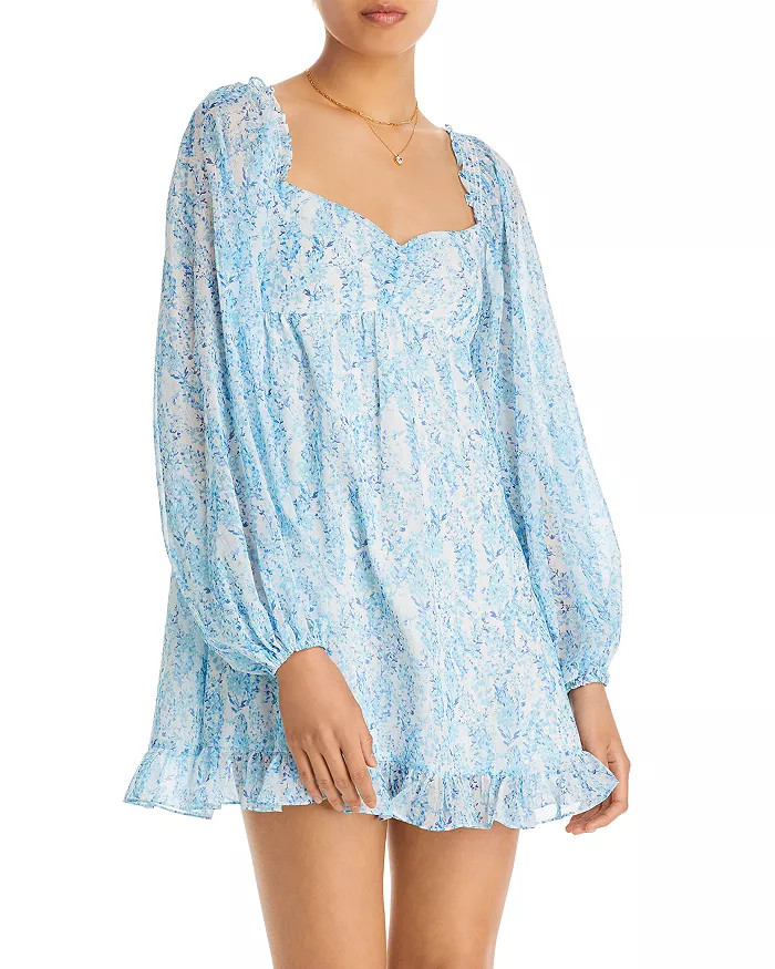 Floral Ruffle Mini Dress - 100% Exclusive | Bloomingdale's (US)