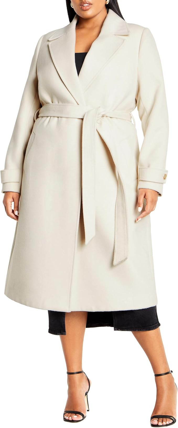 City Chic Women's Citychic Plus Size Coat Abby | Amazon (US)