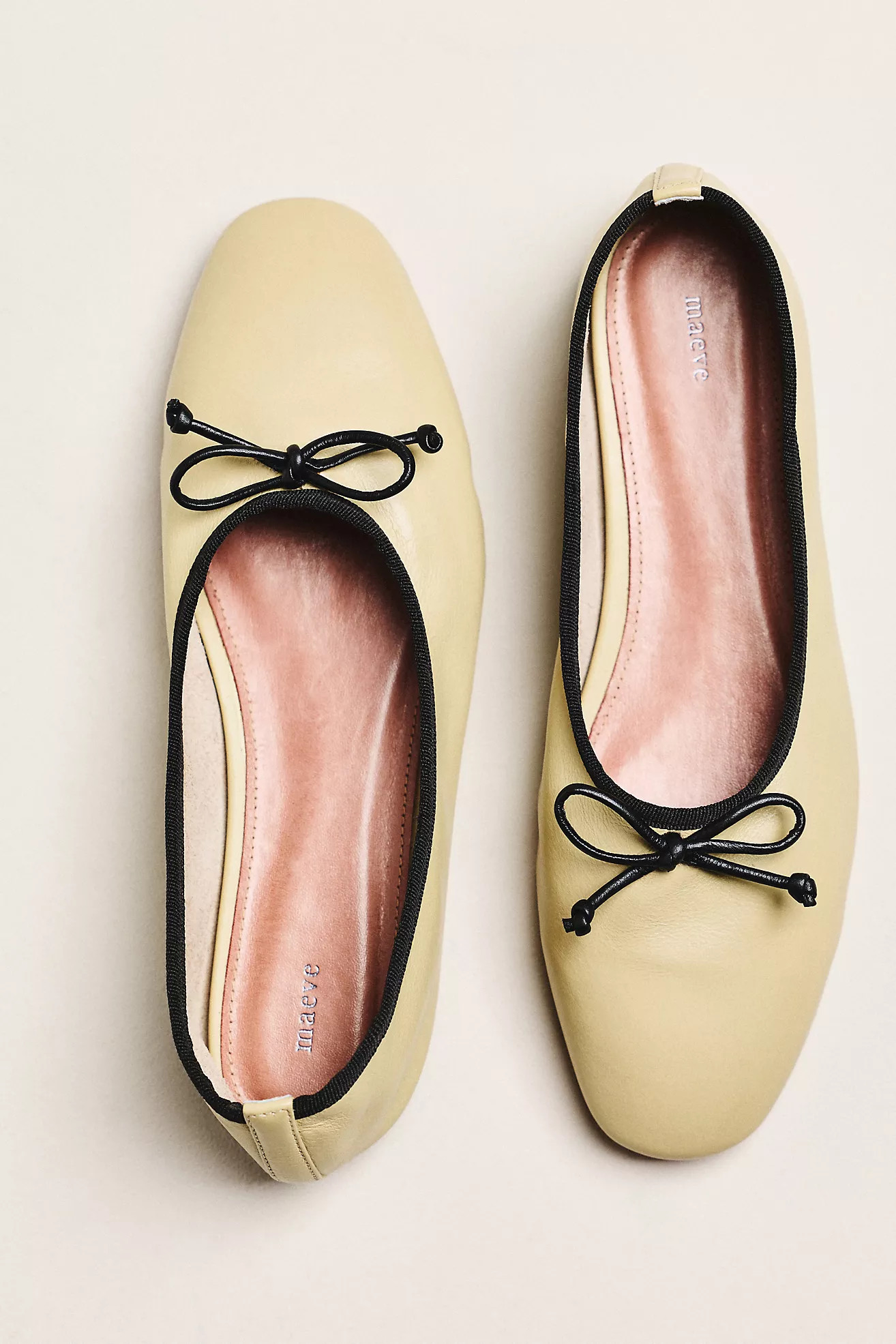 Maeve Bowed Ballet Flats | Anthropologie (US)