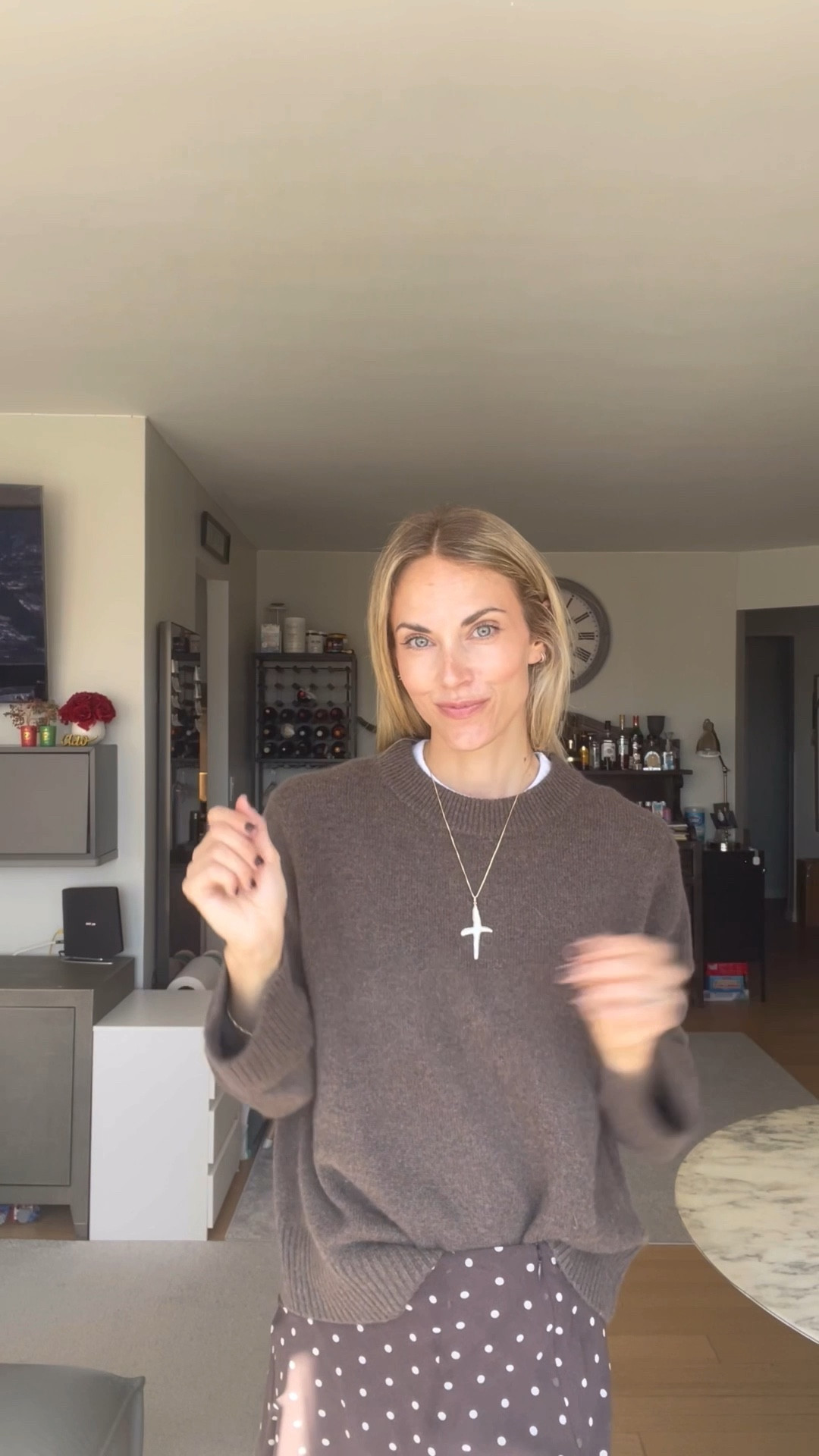 🤎🤎🤎

Sweater: wearing a size small. Fits more oversized. Size down for slimmer fit. 

Skirt: wearing a size xs. Size down if small waist and you want it to sit higher. 

Blazer: Zara (not linked) 

White tee: great for layering under sweaters. Size up one size. 

Necklace: beautiful piece under $100 

Boots: if you are in between sizes, I recommend sizing down a half a size. 

#LTKStyleTip #LTKWorkwear #LTKSeasonal