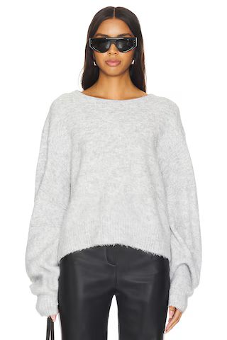 Helmut Lang Apex Sweater in Heather Grey from Revolve.com | Revolve Clothing (Global)