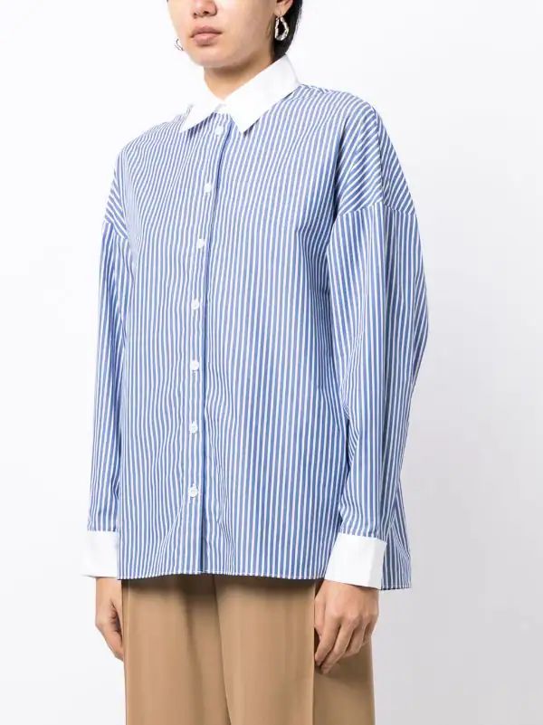 Gabe striped cotton shirt | Farfetch Global