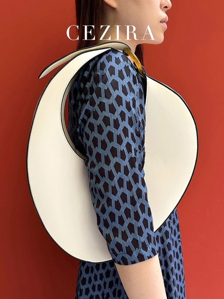 Bolso de mano de moda señoras PU asimétrico | SHEIN