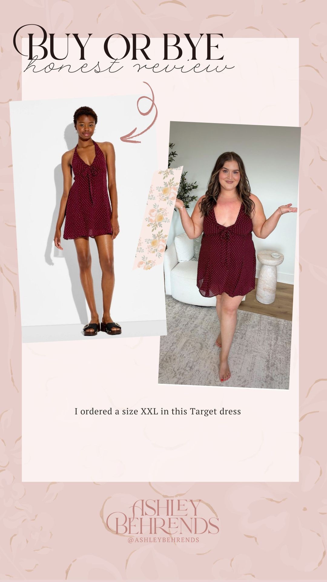 This dress had so much potential, but it just didn’t fit how I wanted. I’m not sure if it was the stitching, or just how it fit my body, this was not my favorite look. For reference, I’m wearing a size XXL. 
Polka dot dress, plus size mini dress

#LTKPlusSize #LTKSeasonal