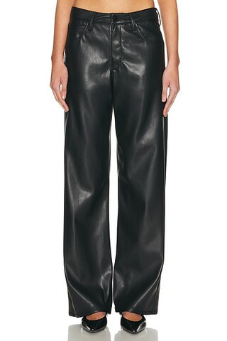 Leather Straight Leg Pant | FWRD 
