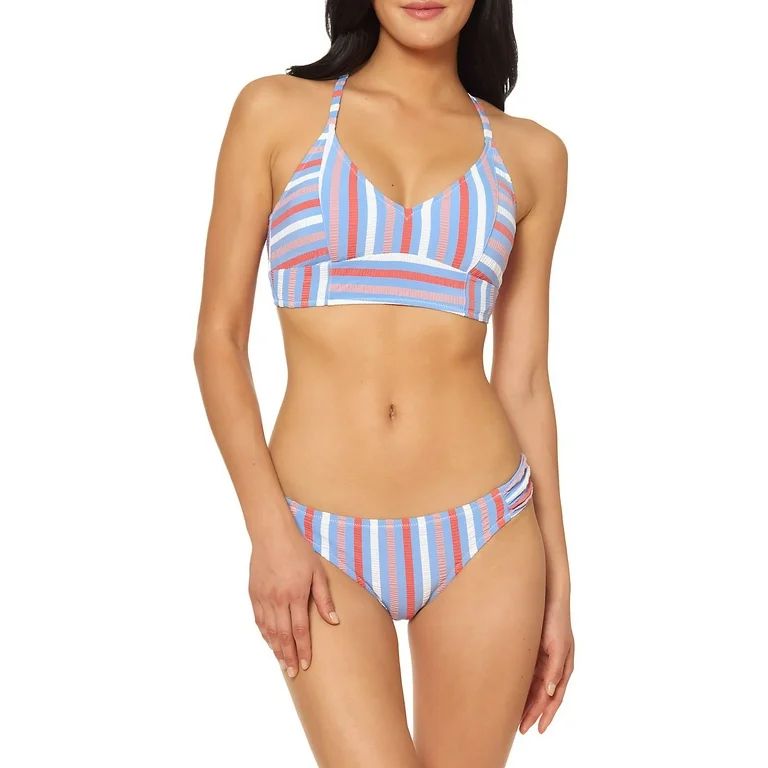 Miami Stripe Bikini Top - Walmart.com | Walmart (US)