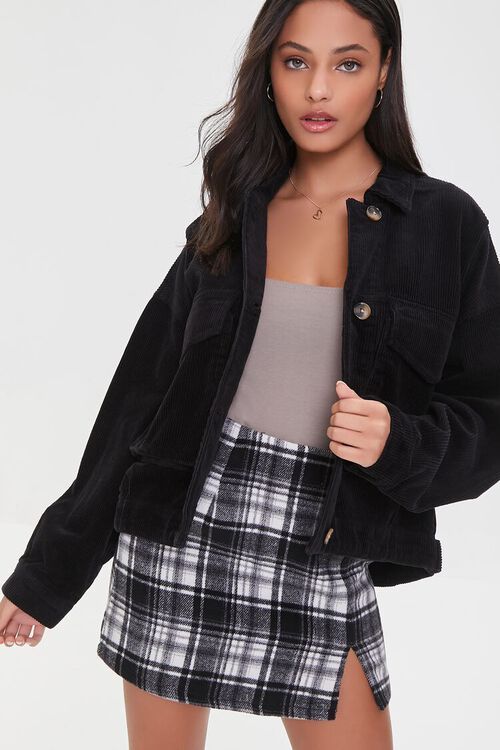 Corduroy Button-Front Shacket | Forever 21 (US)