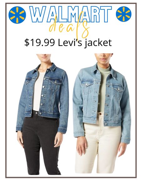 Walmart deals
Levi’s jacket 
