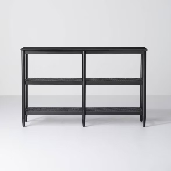 Wood & Cane 3-Shelf Console Bookcase - Hearth & Hand™ with Magnolia | Target