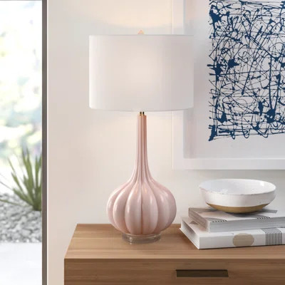 Aunah 29" Pink Table Lamp | Wayfair Professional