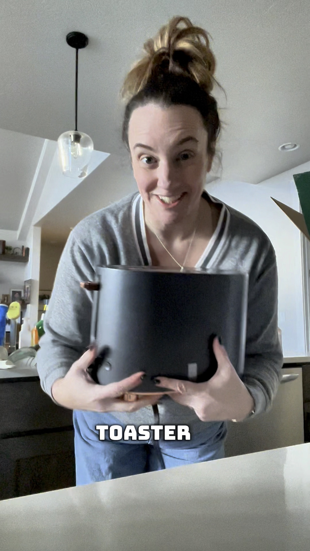 Modern sleek black toaster for the kitchen #unboxing 

#LTKfindsunder100 #LTKGiftGuide #LTKhome