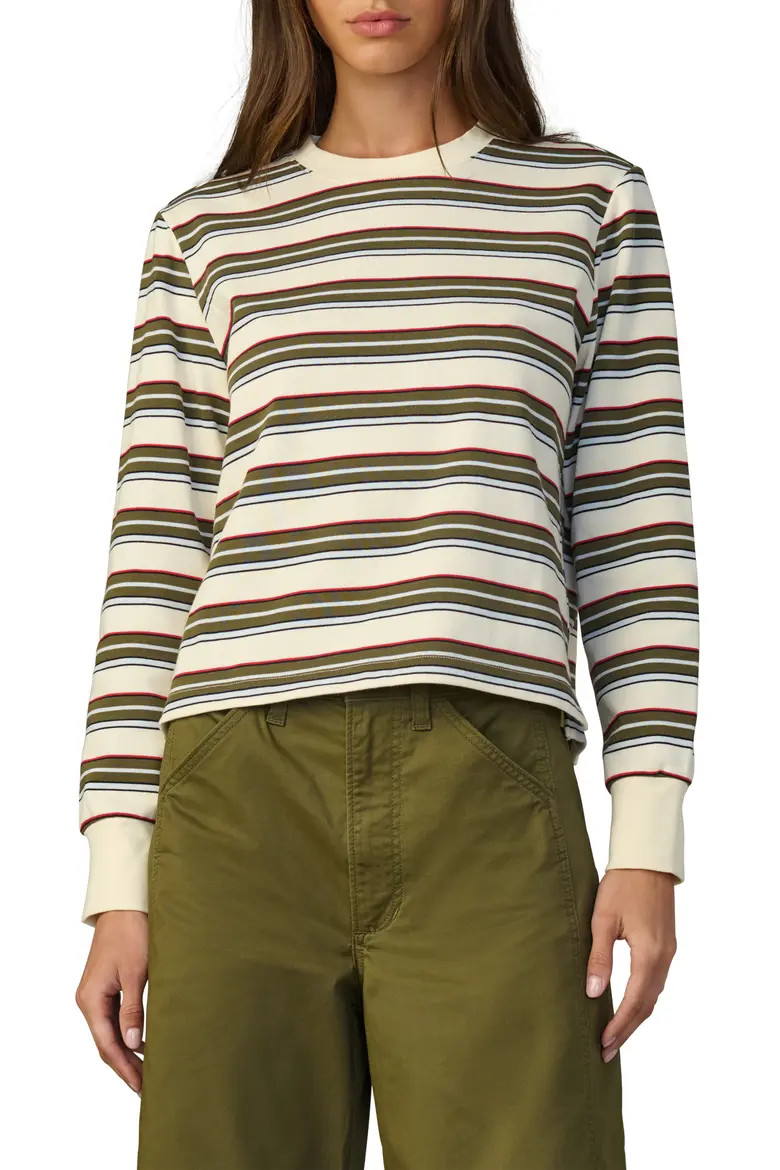 Stripe Long Sleeve Cotton T-Shirt (Women) | Nordstrom | Nordstrom