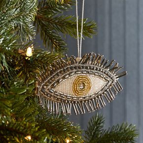 Beaded Evil Eye Ornament | West Elm (US)