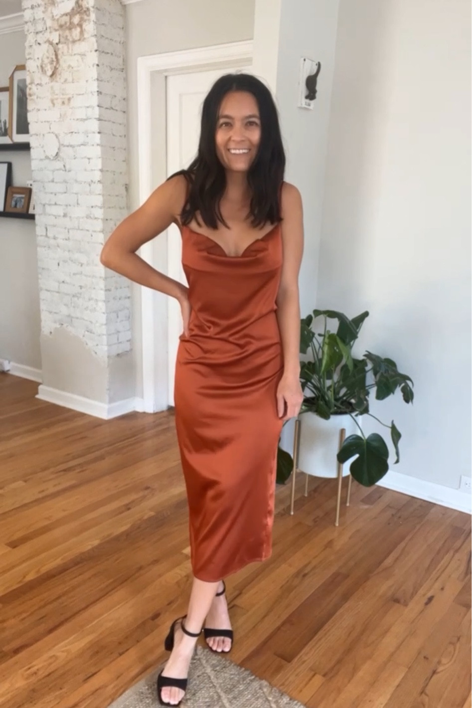 Satin amazon dress. Fall wedding guest dress. Wedding guest. Wedding style. Fall guest. Amazon 

#LTKstyletip #LTKwedding #LTKunder50