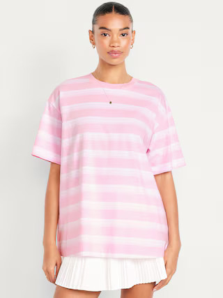 Oversized Striped T-Shirt | Old Navy (US)