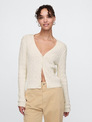Cable-Knit Cardigan | Gap (US)