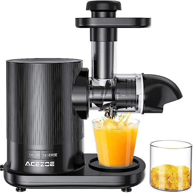 Juicer Machines, Acezoe Slow Masticating Juicer Extractor 95% Juice Yield & Pure Juice, Easy to C... | Amazon (US)